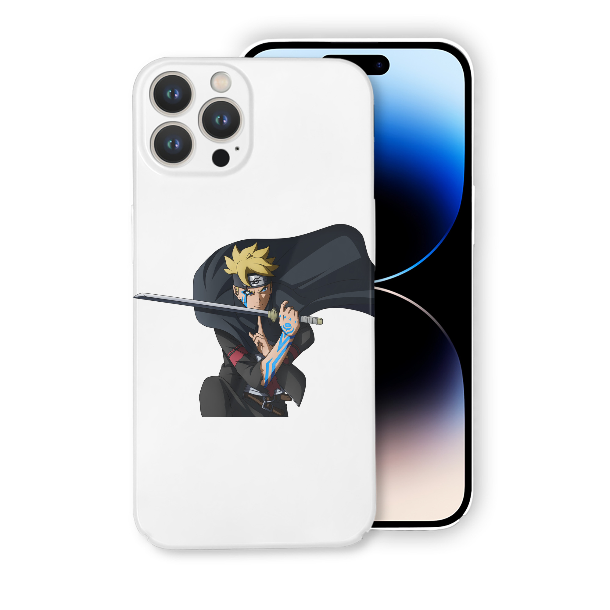 （画像用） NARUTO -ナルト- うずまき ボルト Uzumaki Boruto 【iPhone 14シリーズ対応】ハードケース